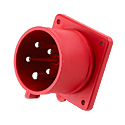 HTN625 产业插头 32A 3P+N+E IP44 400V 6H