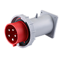 HTN8251 产业插头 32A 3P+N+E IP67 400V 6H